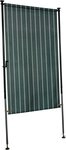 ANGERER Freizeitm&ouml;bel GmbH Seitenmarkise Balkonsichtschutz gr&uuml;n/creme 150 cm