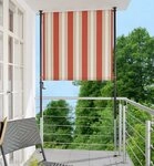 Angerer Freizeitm&ouml;bel Klemm-Senkrechtmarkise Nr. 9300 rot/beige, BxH: 150x275 cm