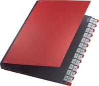 LEITZ Organisationsmappe Pultordner A-Z PP rot