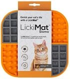 LickiMat Antischlingnapf Slomo Cat orange