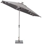KETTLER Sonnenschirm EASY ALLROUND LED &Oslash;300cm mit PU-Beschichtung silber/ charcoal