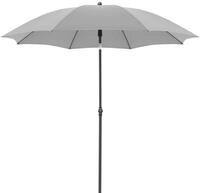 doppler&reg; Sonnenschirm ACTIVE, Grau, &Oslash; 210 cm, Stahl, h&ouml;henverstellbar,