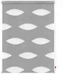 Doppelrollo Duo Rollo Klemmfix Ellipse, LICHTBLICK ORIGINAL, Lichtschutz, ohne