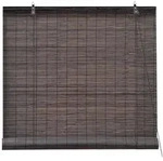 Rollo Bambusrollo, 80 x 160 cm, dunkelbraun, Victoria M., verdunkelnd, ohne Bohren,