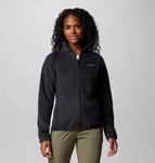 Fleecejacke COLUMBIA "Benton Springs Full Zip", Damen, Gr. XS (32), schwarz, Fleece,
