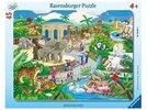 Ravensburger Puzzle Besuch im Zoo. Rahmenpuzzle, Puzzleteile