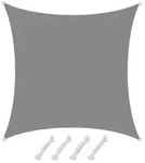 AMANKA Sonnensegel mit UV Schutz - 4 x 4 m Wasserdicht - Sonnenschutz f&uuml;r...