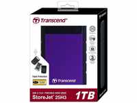 Transcend HDD externe Festplatte StoreJet 25H3 2,5 Zoll 1TB USB 3.1 purple...