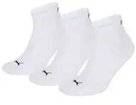 Puma Unisex Herren Damen Quarter Socken PLAIN - 3er Pack - Middle Grey...
