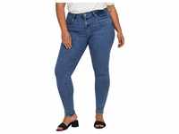 Carmakoma by Only Damen Jeans CARPOWER REA2981 Skinny Fit Dark Blau 15300955 Normaler