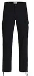 Jack & Jones Herren Cargohose JPSTKANE JJBARKLEY -Relaxed Fit Relaxed Fit Schwarz