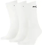 Puma Unisex Herren Damen Socken SPORT CREW LIGHTWEIGHT 3er Pack - White (002) -...