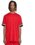 Urban Classics Herren T-Shirt OVERSIZED STRIPES MESH - Relaxed Fit - 00491...