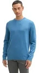 Tom Tailor Herren Rundhals Pullover BASIC CREWNECK KNIT Relaxed Fit 37095 - Ocean