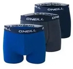 O'Neill Herren Boxershort Plain Topline 3er Pack Blau 1X Blau S