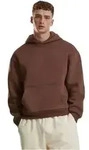Urban Classics Herren Hoodie Kapuzenpullover FLUFFY Regular Fit 14274 Chocolatebraun