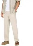 Only & Sons Herren Sommerhose ONSSINUS Mid Waist Relaxed Fit 22028267 Silber Lining L