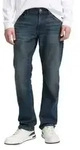 Tom Tailor Herren Jeans MARVIN STRAIGHT - Mid Waist - Straight Fit - Blau Schwarz -