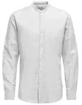 Only & Sons Herren Freizeit Hemd ONSCAIDEN SOLID Slim Fit Wei&szlig; 22019173 XXL