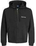 Jack & Jones Herren Hoodie Kapuzenpullover JORNORREBRO EMB SWEAT ZIP HOOD Relaxed Fit