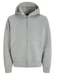 Jack & Jones Herren Hoodie Kapuzenpullover JCOCOVER SCUBA SWEAT ZIP HOOD - Relaxed