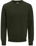 Jack & Jones Herren Rundhals Strickpullover JJEGLOBE KNIT CREW NECK Regular Fit