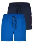 Jack & Jones Badehose Herren lang Regular Fit Badeshorts 2er Pack JPSTMAUI SWIM...