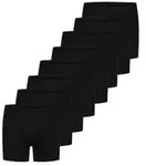 Only & Sons Boxershorts Herren lang ONSSCOTT 8er Pack Schwarz S