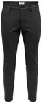 Only & Sons Herren Chino Hose ONSMARK SLIM GW Slim Fit Grau 22010209 W 36 L 36