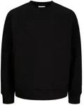 Jack & Jones Herren Sweatshirt JJEBARRON SWEAT CREW NECK - Relaxed Fit -...