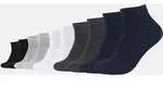 Camano Unisex Socken CA-Soft Organic Cotton Quarter 10er Pack - Navy Mix (5997)...
