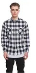 Urban Classics Herren Freizeithemd CHECKED FLANELL Regular Fit 00050 Schwarz M