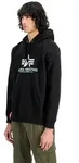 Alpha Industries Herren Hoodie Kapuzenpullover BASIC BL Regular Fit 178312-03 Schwarz