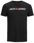 Jack & Jones Herren T-Shirt JJECORP LOGO TEE SS CREW NECK Schwarz M