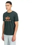 Alpha Industries Herren Rundhals T-Shirt BASIC BL - Regular Fit - 100501-353 Dark