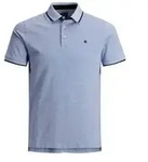 Jack & Jones Herren Poloshirt JJEPAULOS Slim Fit Slim Fit Bright Blau Slim Fit