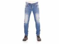 LTB Herren Jeans Servando XD Tapered Fit Cletus Wash Normaler Bund Knopfleiste W 32 L