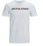 Jack & Jones Herren T-Shirt JJECORP LOGO TEE SS CREW NECK Wei&szlig; XL