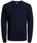 Jack & Jones Herren V-Ausschnitt Pullover JJEBASIC KNIT V-NECK Blau S
