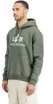 Alpha Industries Herren Hoodie Kapuzenpullover BASIC BL Regular Fit 178312-142 Braun