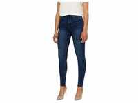Vero Moda Damen Jeans VMSOPHIA MD BL Skinny Fit Blau Hoher Bund Reißverschluss XL -