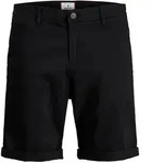 Jack & Jones Herren Chino Short JJIBOWIE JJSHORTS SOLID Schwarz M