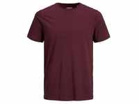 Jack & Jones Herren Rundhals T-Shirt JJEORGANIC BASIC Slim Fit Blau 12156101 L