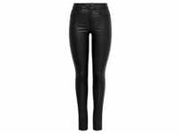 Only Damen Jeans ONLROYAL HW SK ROCK COATED Skinny Fit Schwarz 15159341 Hoher...