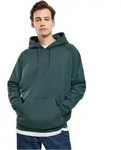 Urban Classics Herren Hoodie Kapuzenpullover BLANK Relaxed Fit 02245 Bottlegr&uuml;n M