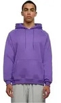 Urban Classics Herren Hoodie Kapuzenpullover BLANK - Relaxed Fit - 01459 ultraviolet