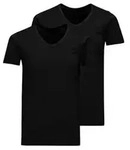 Jack & Jones Herren V-Neck T-Shirt JACBASIC 2er PACK - Regular Fit Regular Fit