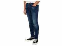 Only & Sons Herren Jeans ONSWEFT 5076 PK Straight Fit Blau 22005076 Normaler Bund