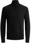 Jack & Jones Herren Rollkragen Pullover JJEEMIL Schwarz M