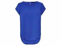 Only Damen T-Shirt onlVIC S/S SOLID Blau 34